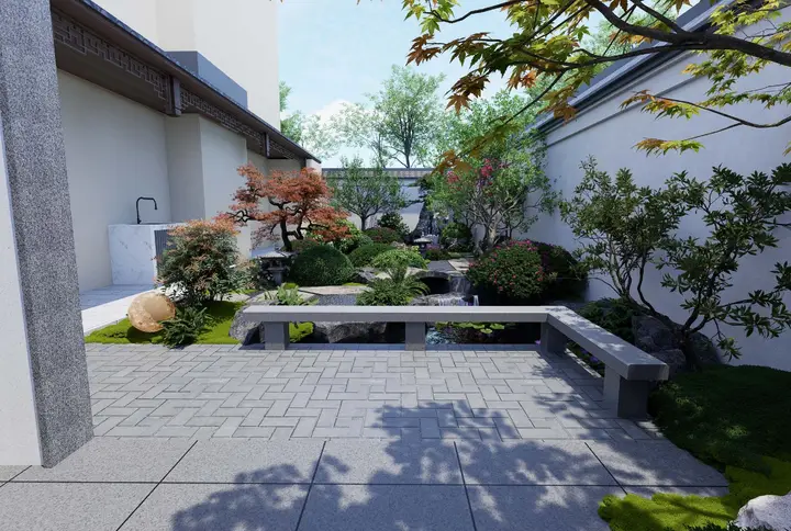 四川成都某宅花园