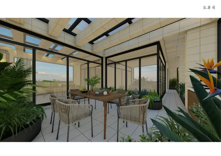 上海浦东某宅屋顶花园景观