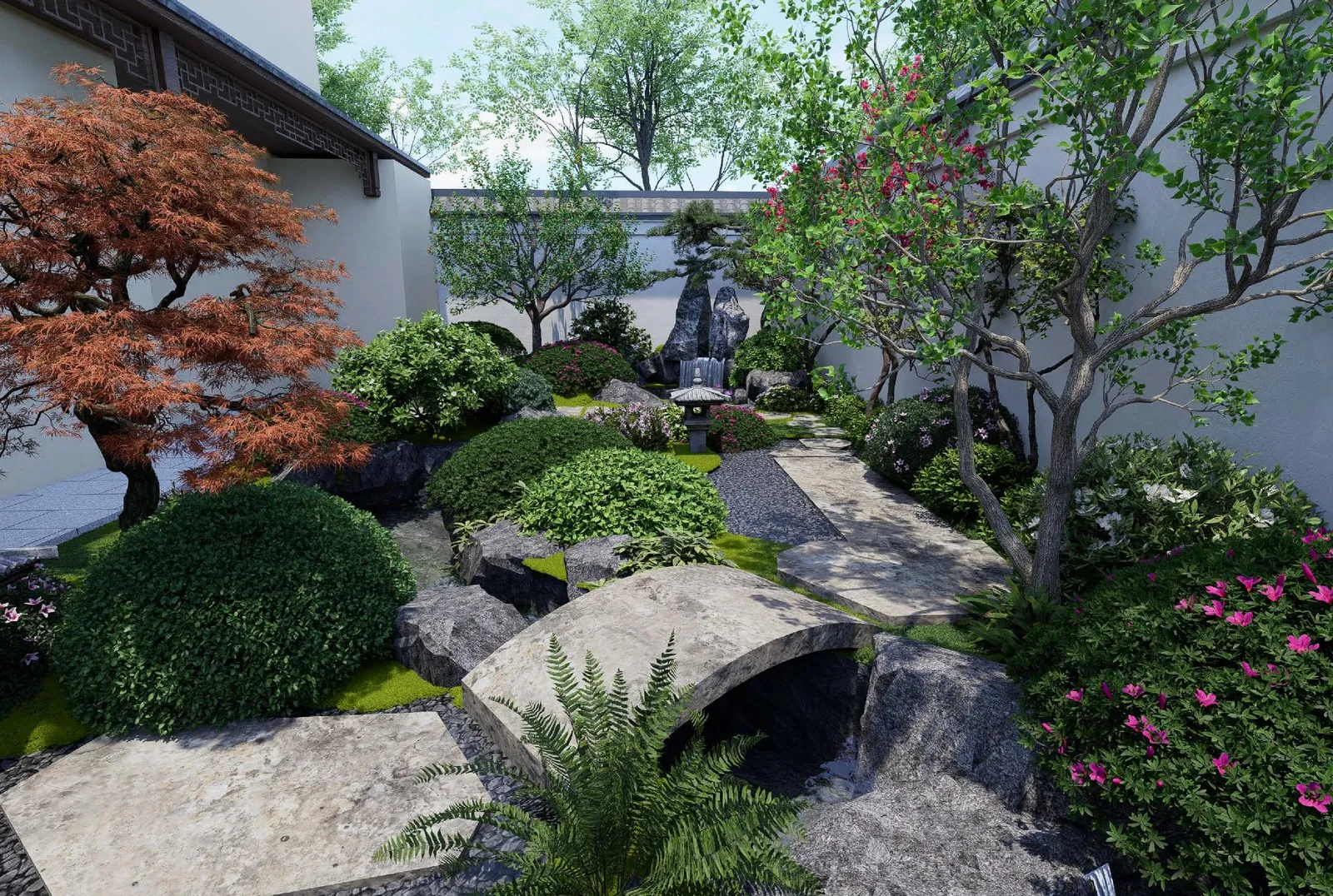四川成都某宅花园