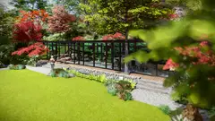 日本国关东区域热海大室山别墅花园