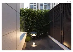 上海浦东前滩某宅花园景观