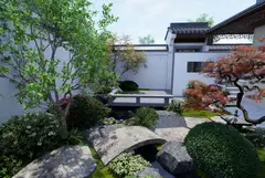 四川成都某宅花园
