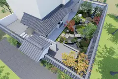 四川成都某宅花园