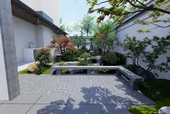 四川成都某宅花园