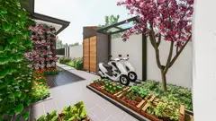 上海长宁明苑某宅花园