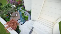 江苏泰州某宅庭院