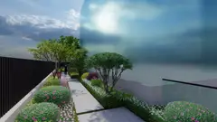 江苏南通某宅花园