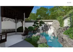 甘肃张掖某宅花园景观方案