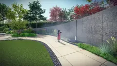 上海佘山东紫园某宅花园