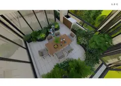 上海浦东某宅屋顶花园景观