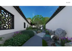 甘肃张掖某宅花园景观方案