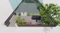 江苏南通某宅花园