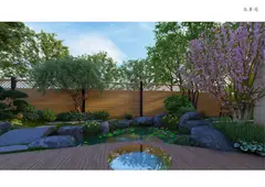 上海市浦东锦绣路花园景观