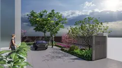 江苏南通某宅花园