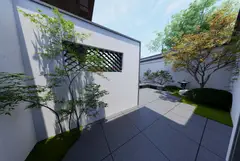 四川成都某宅花园