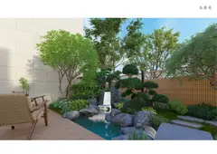 上海市浦东锦绣路花园景观