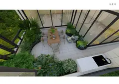 上海浦东某宅屋顶花园景观
