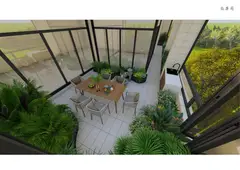 上海浦东某宅屋顶花园景观