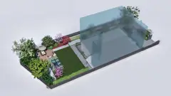江苏南通某宅花园